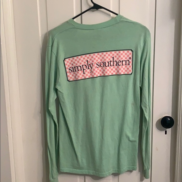 Simply Southern longsleeve pocket t - Picture 2 of 2